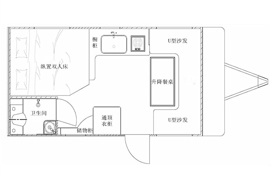 程力拖挂式房车